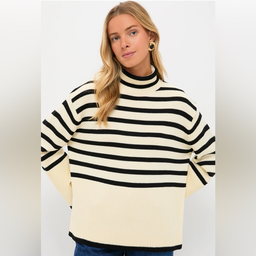 Moon River Striped Sweater